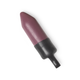 Ankara. A cool, lavender rose pink lipstick refill, protected by a wax outer layer, which features a tab for easy removal.