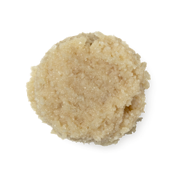 A sample of golden caster sugar coloured Cookie Dough sugar lip scrub.