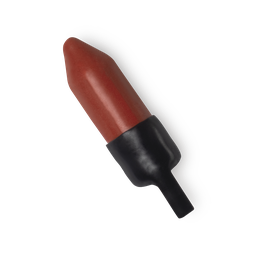 Dorchester. A punchy, paprika red lipstick refill, protected by a wax outer layer, which features a tab for easy removal.