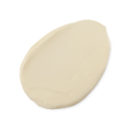 A swatch of smooth, light, cream coloured Enzymion facial moisturiser.