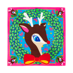 聖誕小鹿多用途風呂巾