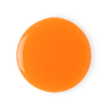 Mango, a circular sample of the orange shower gel.