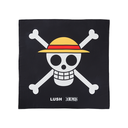 A knot wrap with 'The Straw Hat Pirates' very own Jolly Roger Emblem design. A recreation of the flag itself.