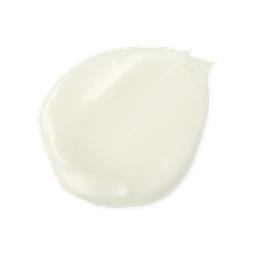 A swatch of smooth, light, orchid white Vanishing Cream facial moisturiser.