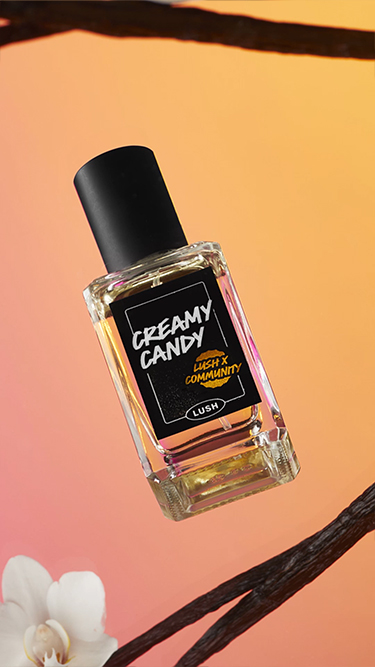 Lush creamy candy store perfume