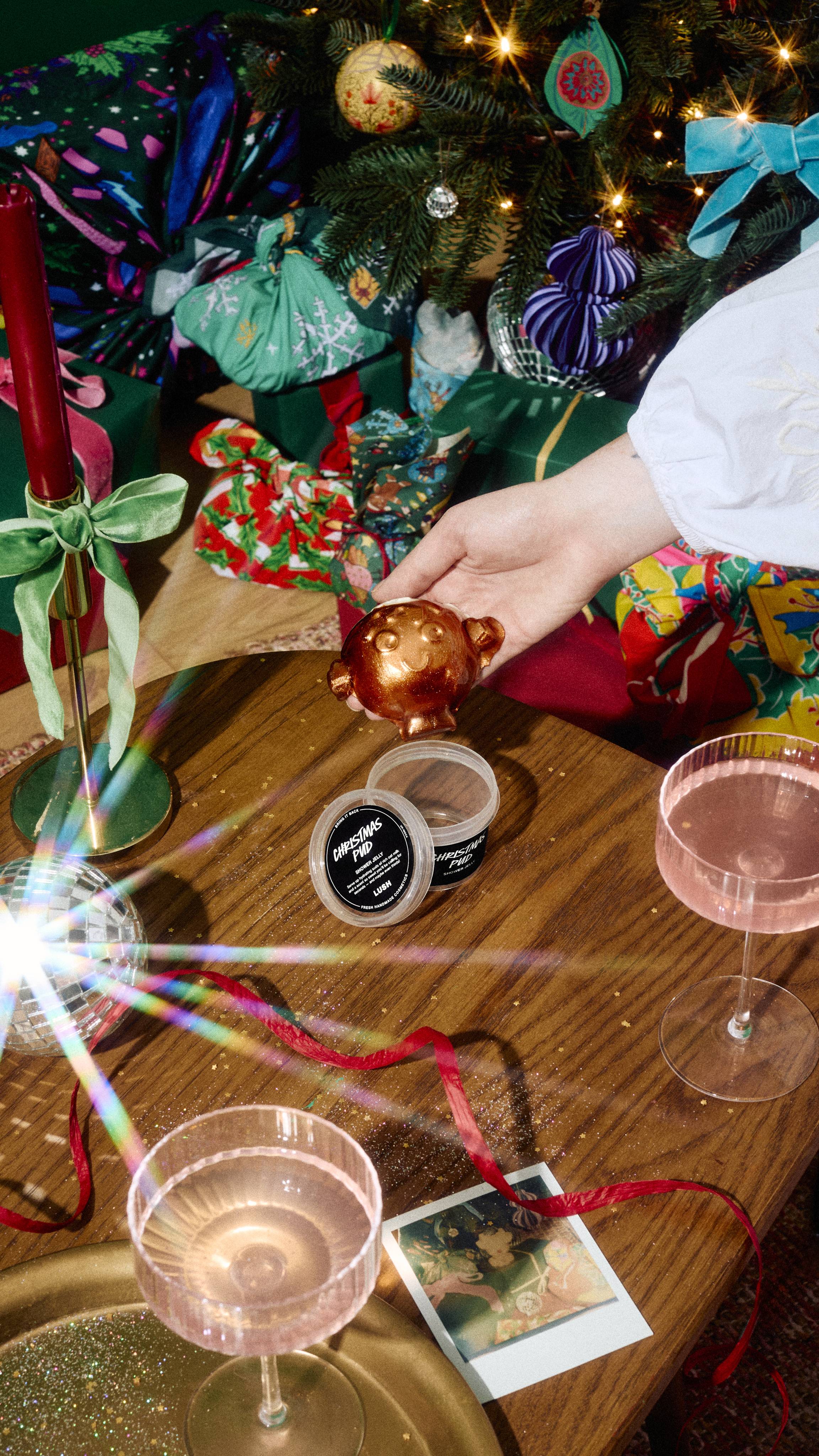 クリスマスプディング シャワージェリー | LUSH