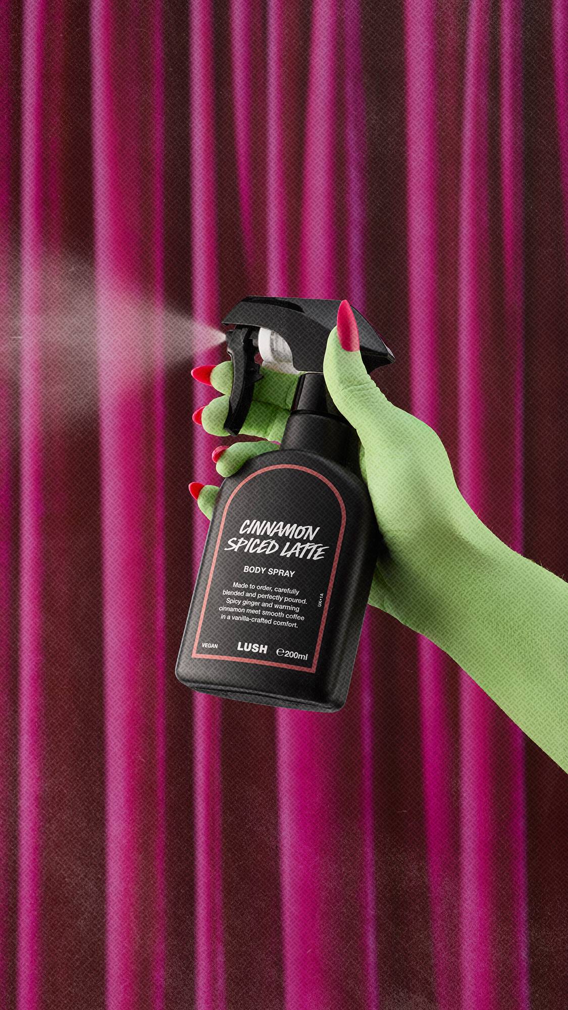 オータムスパイスラテ ボディスプレー | LUSH