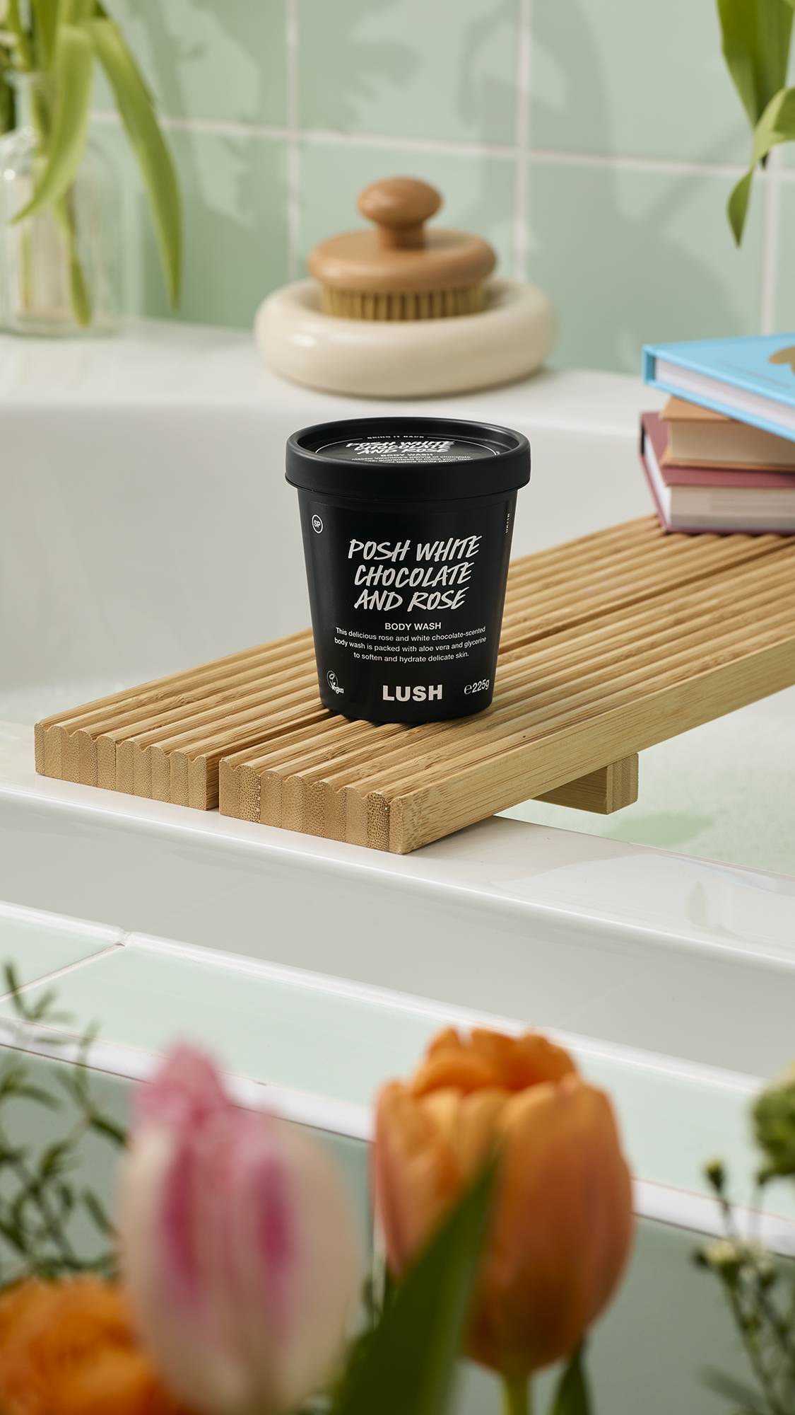 Nettoyant corporel Posh White Chocolate And Rose