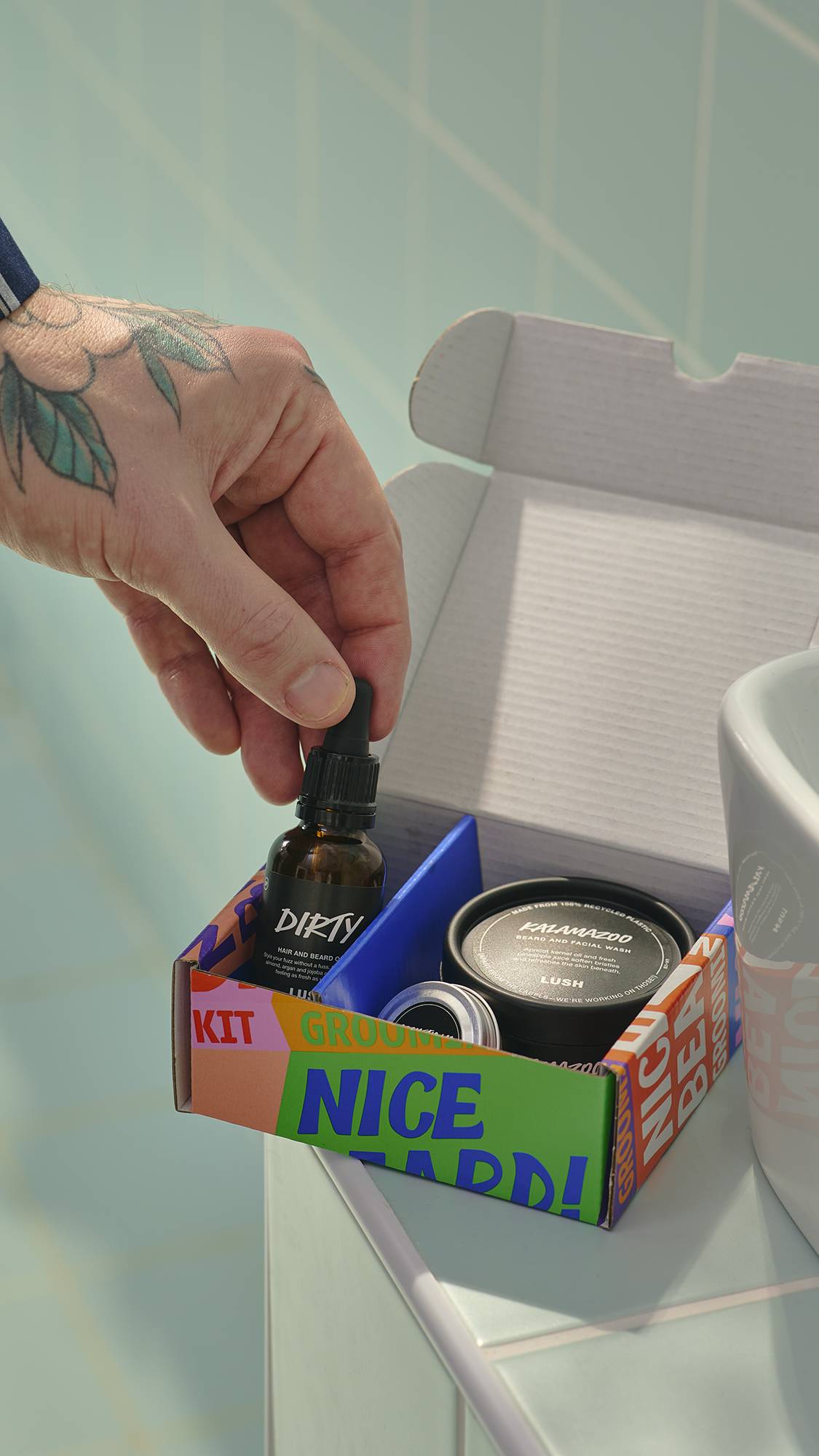#1769 ELSierra Facial Wash 4本セット Nice Beard | Kit para Cuidado de la Barba | LUSH