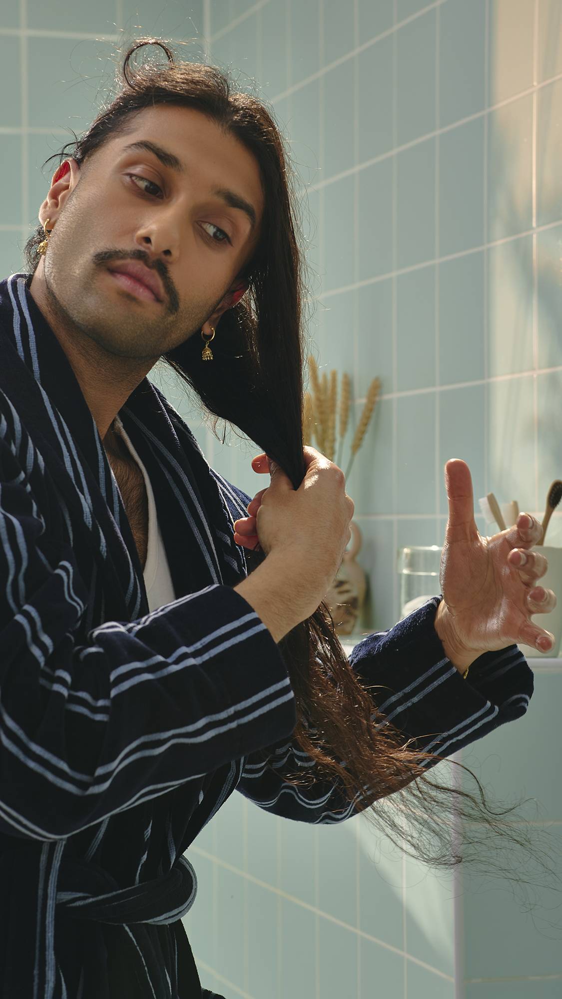 Vegan Leather Jacket Hair And Beard Oil
