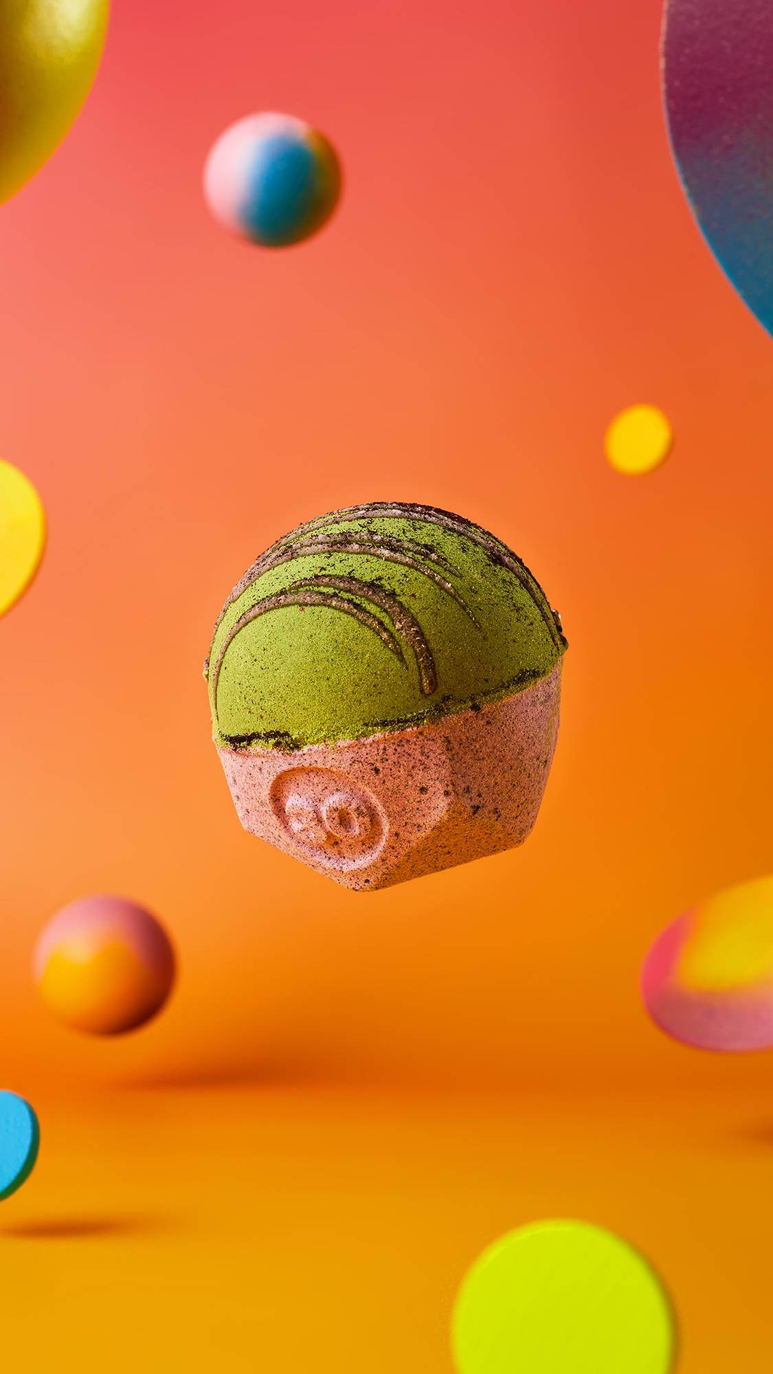 Bombe pour le bain Blueberry Matcha Oat Latte