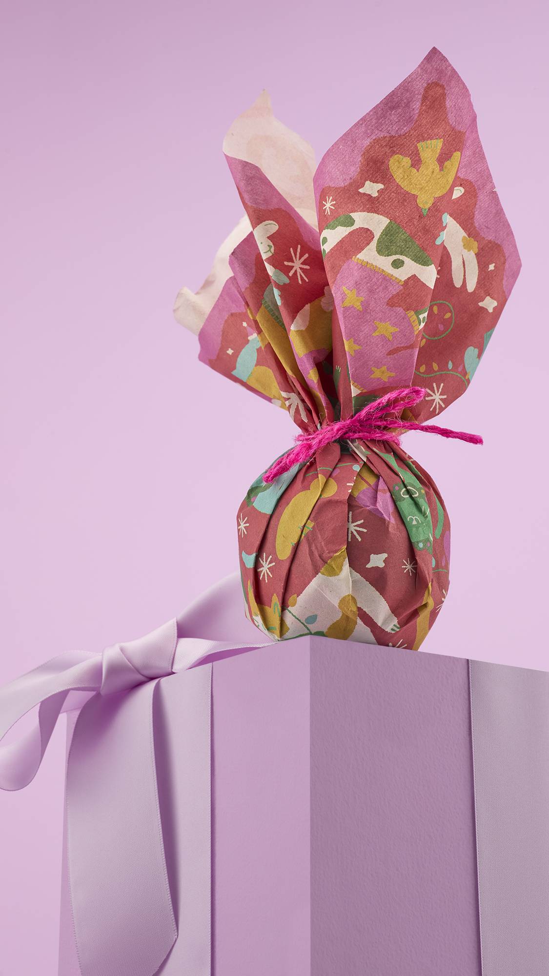 Emballage lokta Christmas Companions