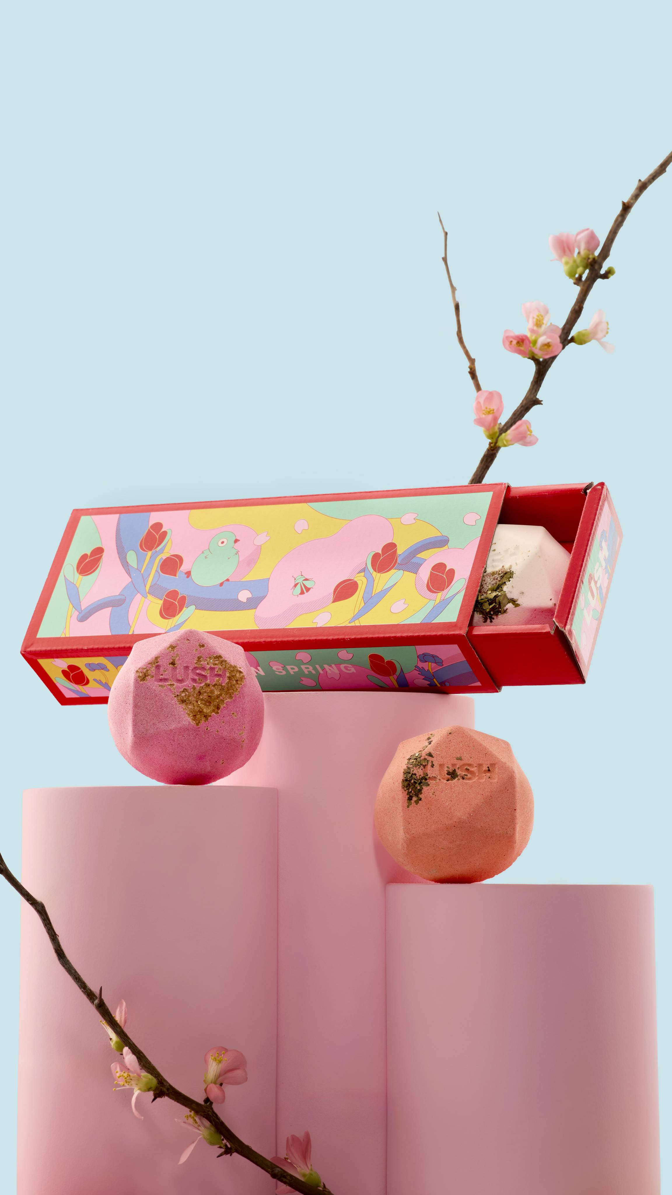 春の一服 バスボムセット ギフト | LUSH