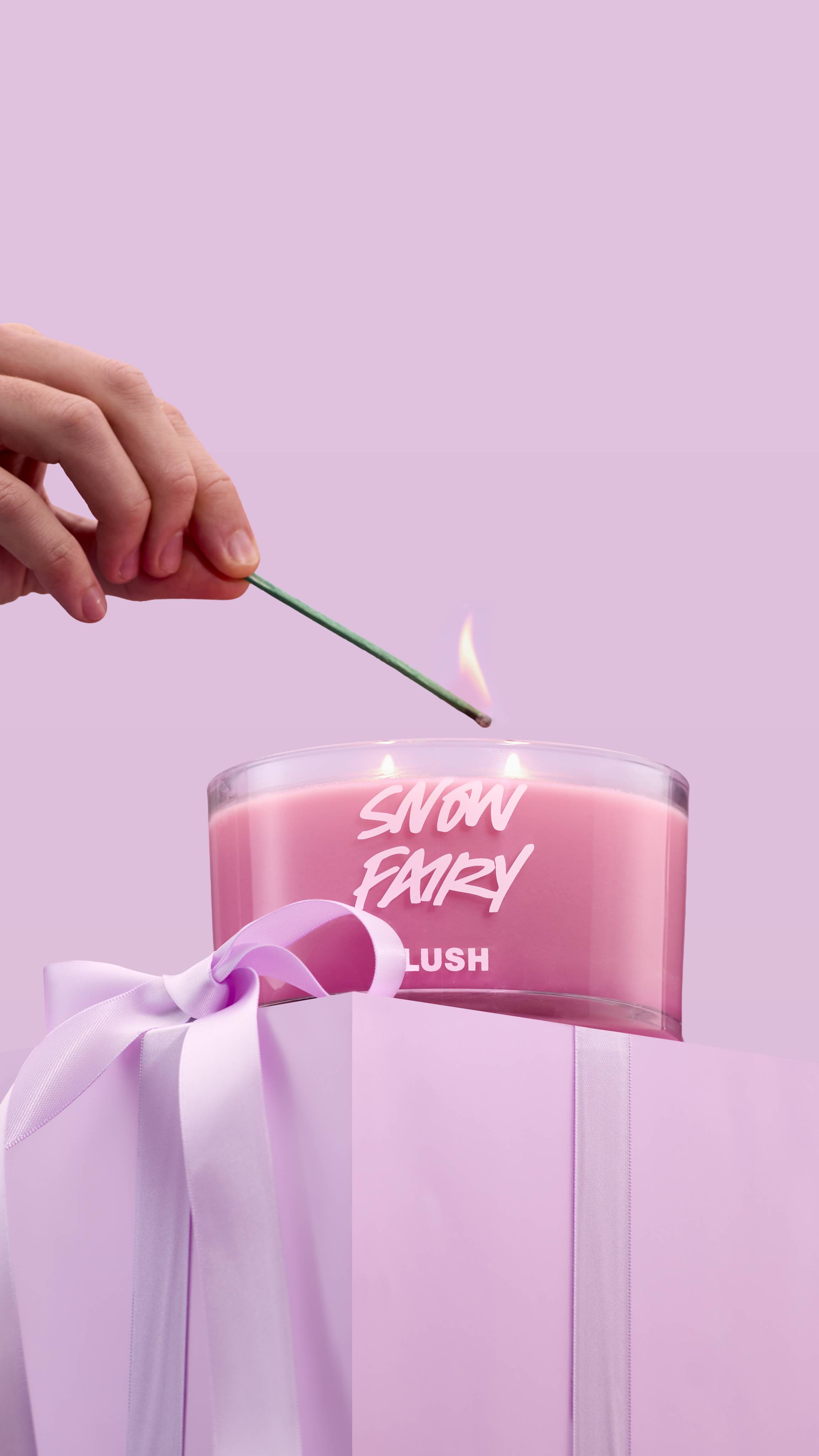 Chandelle parfumée Snow Fairy