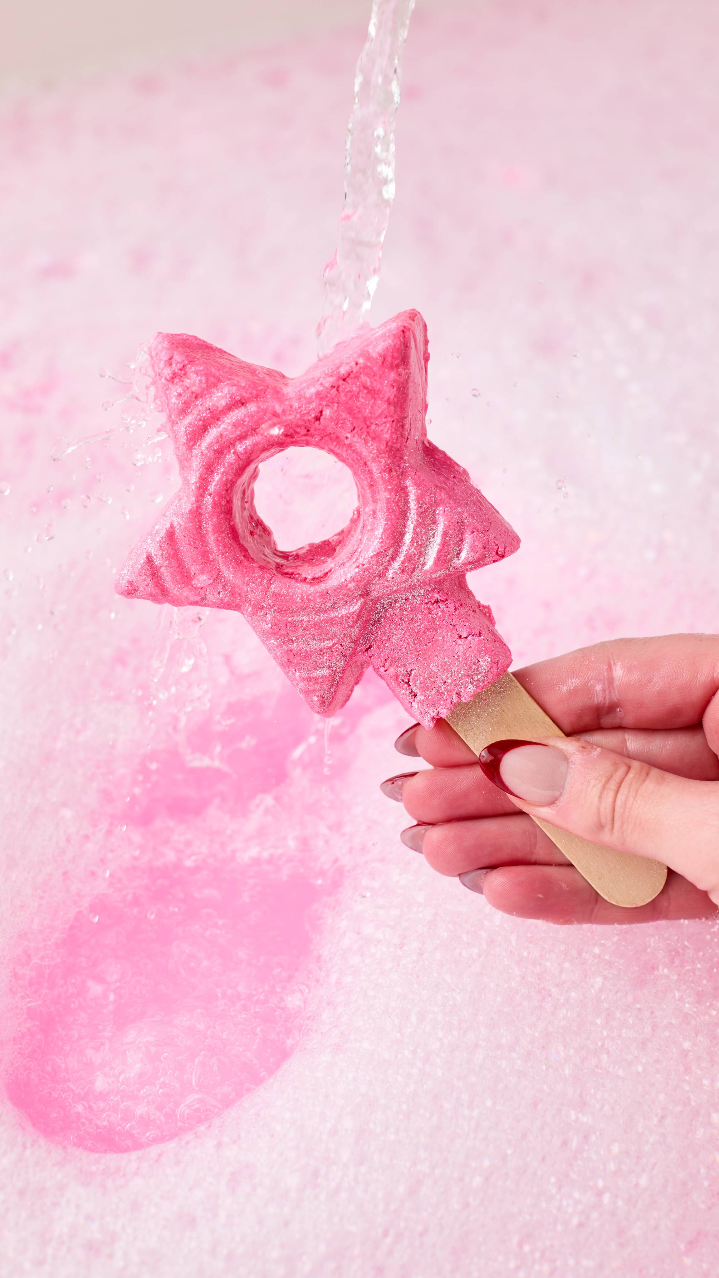 Snow Fairy Wand Bubble Blower