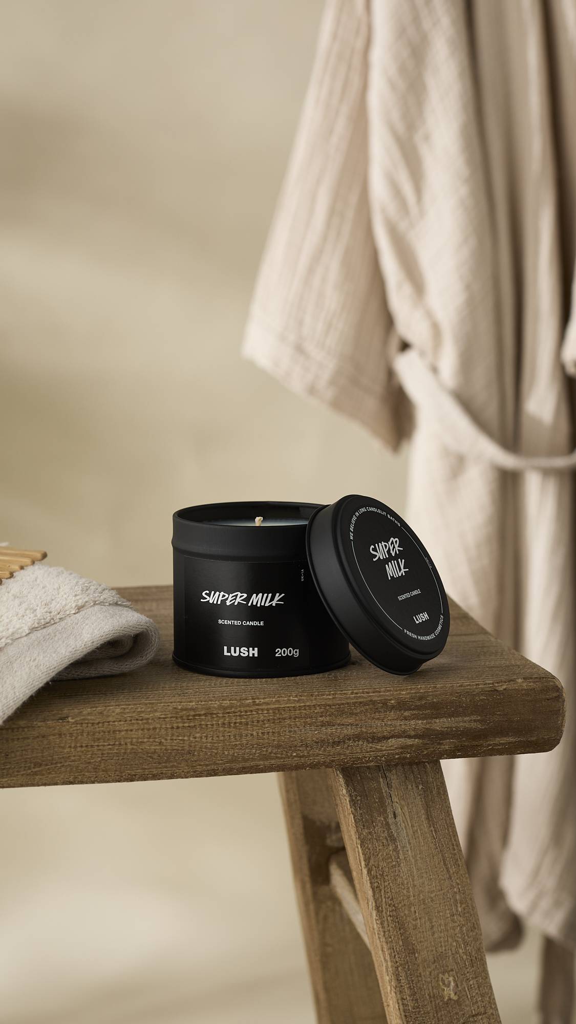 Chandelle parfumée Super Milk