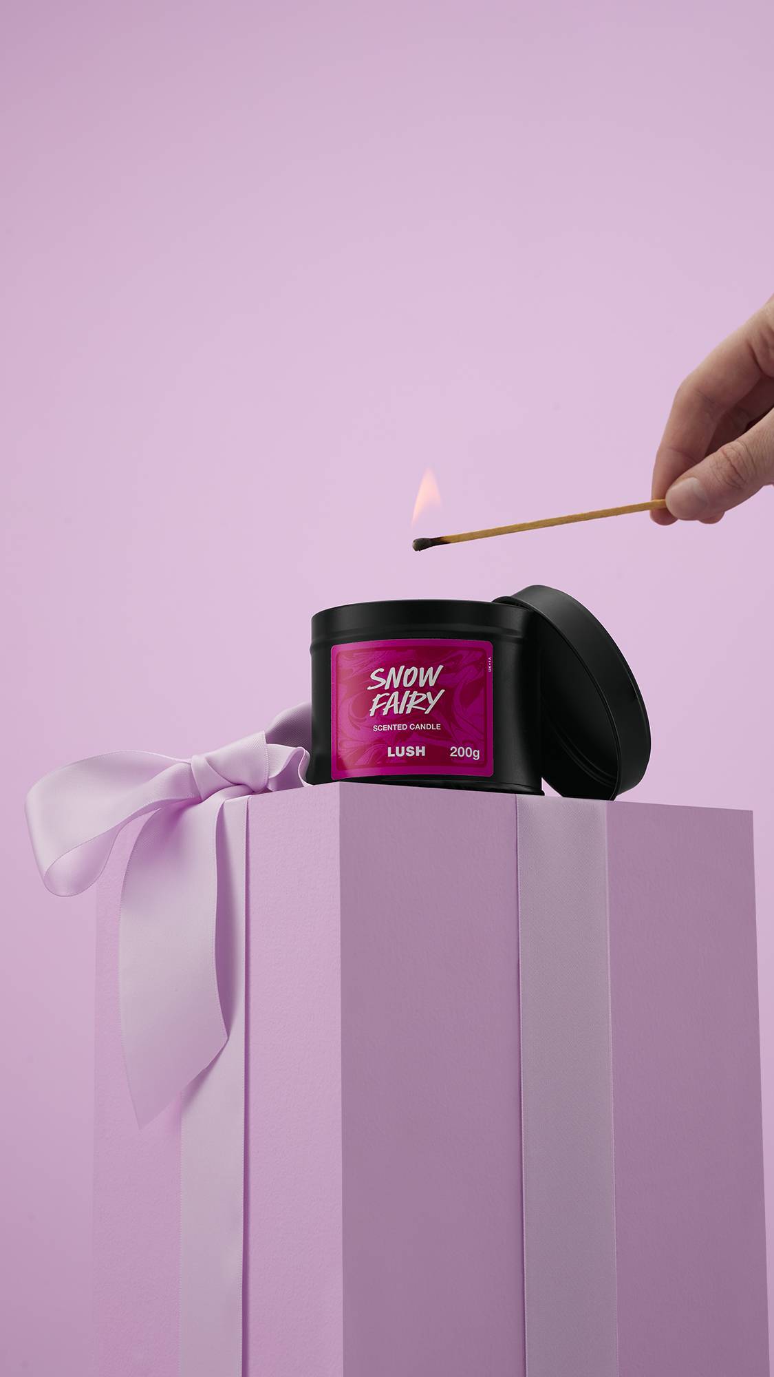 Chandelle parfumée Snow Fairy