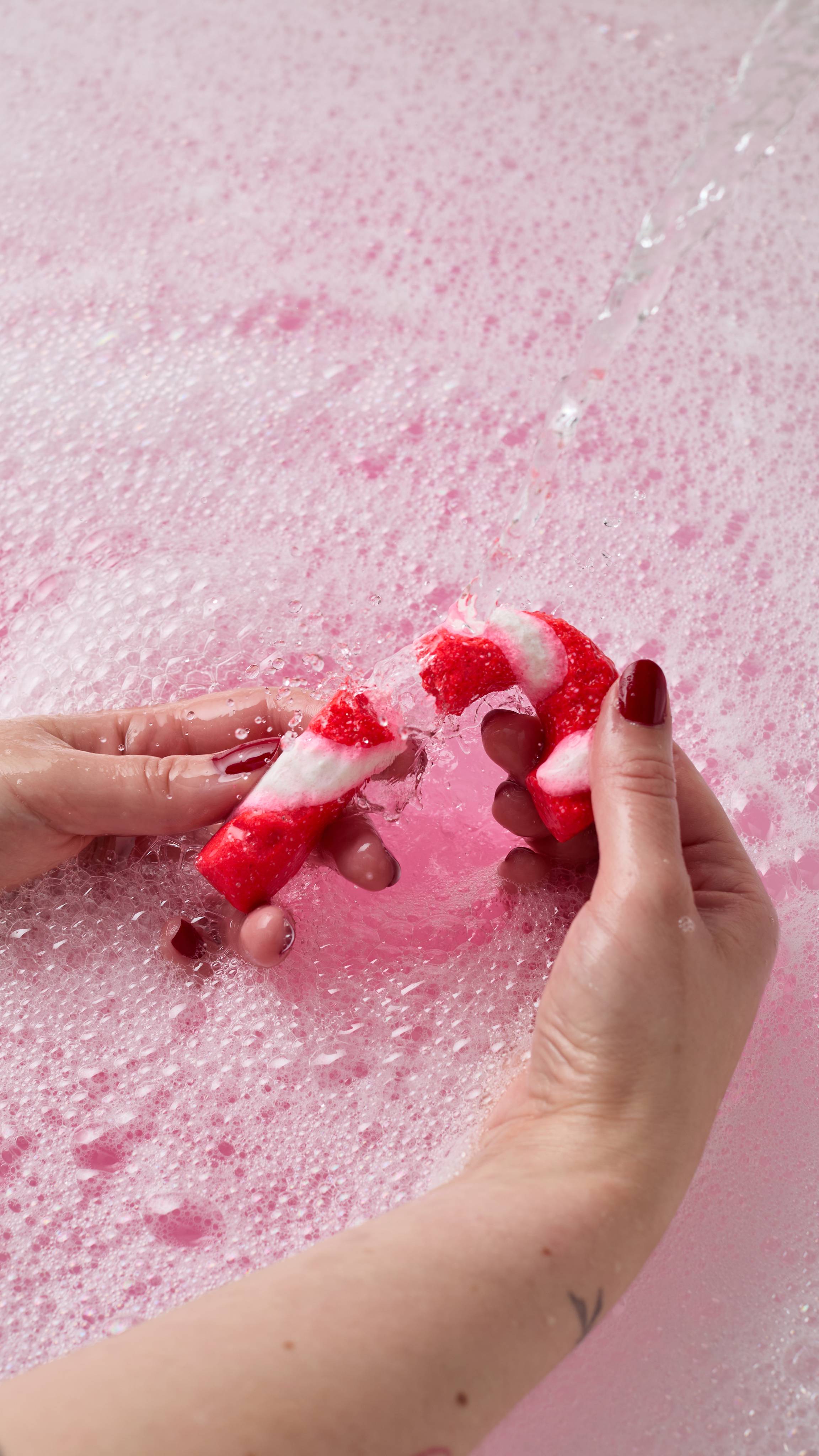 Candy Cane Reusable Bubble Bar