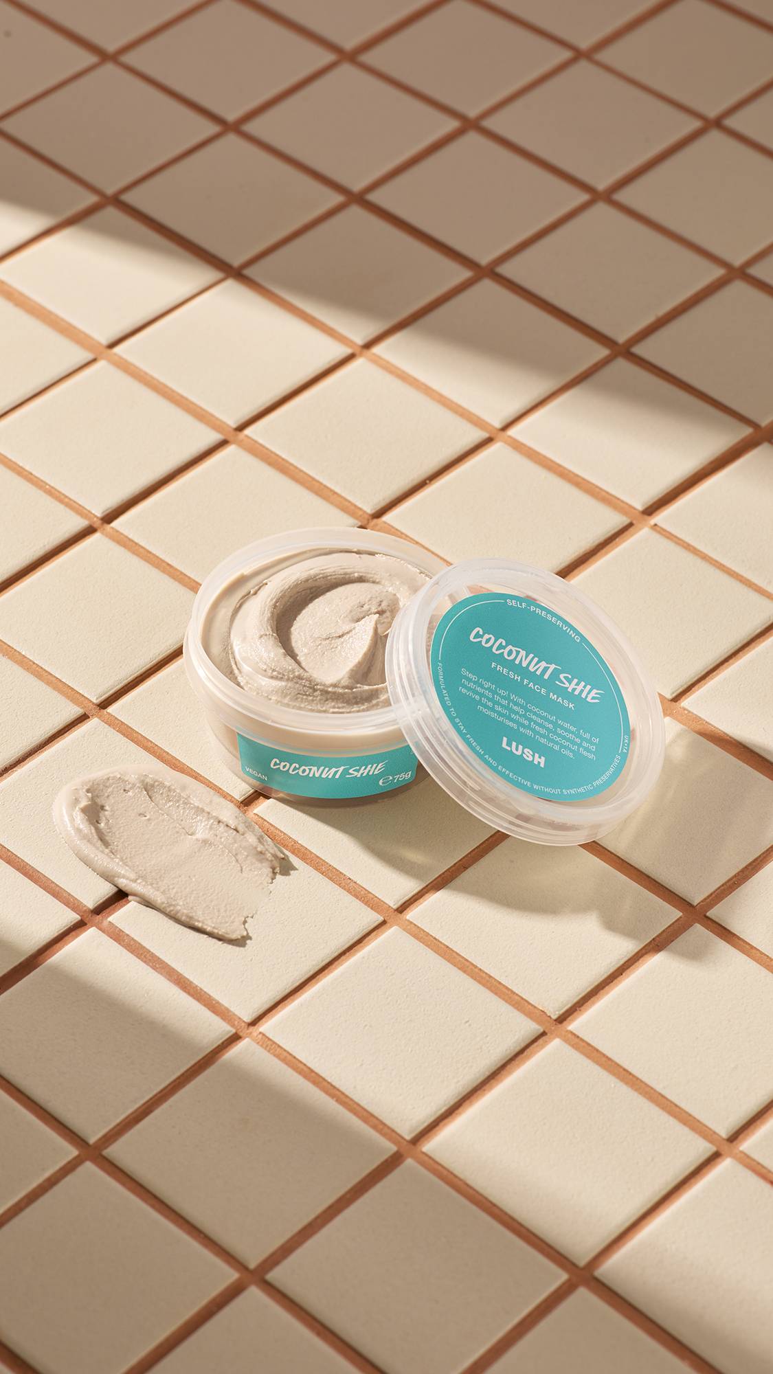 Masque frais pour le visage Coconut Shie