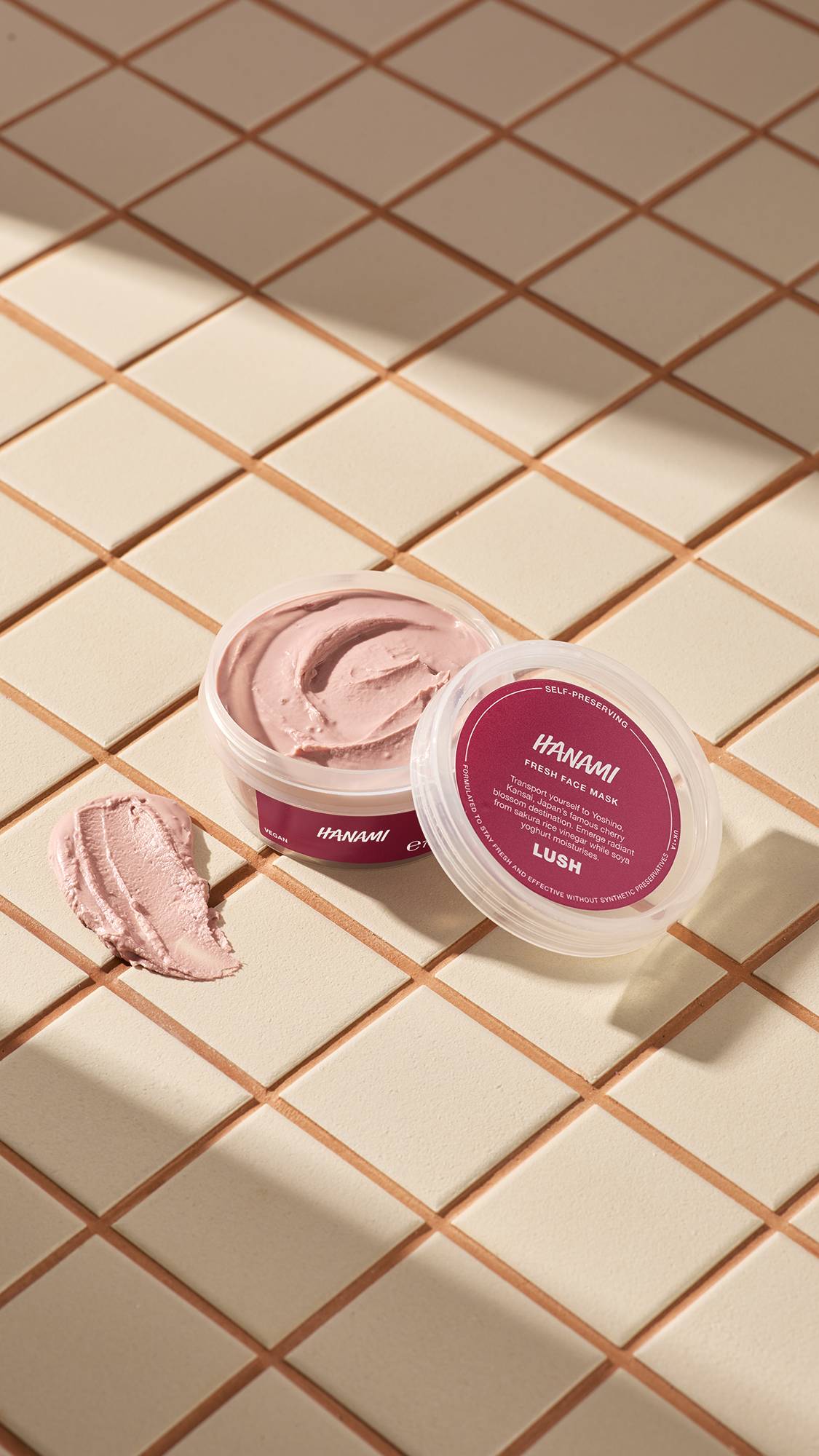Masque frais pour le visage Hanami