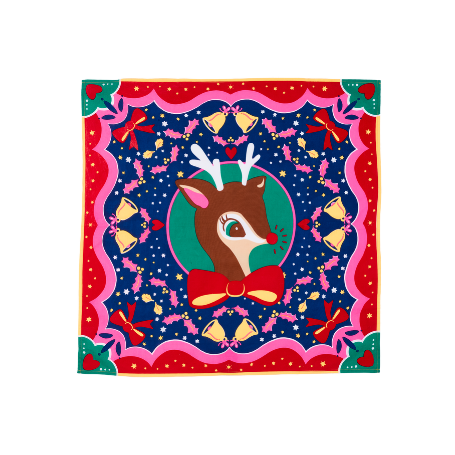 Emballage de tissu It's Christmas Deer