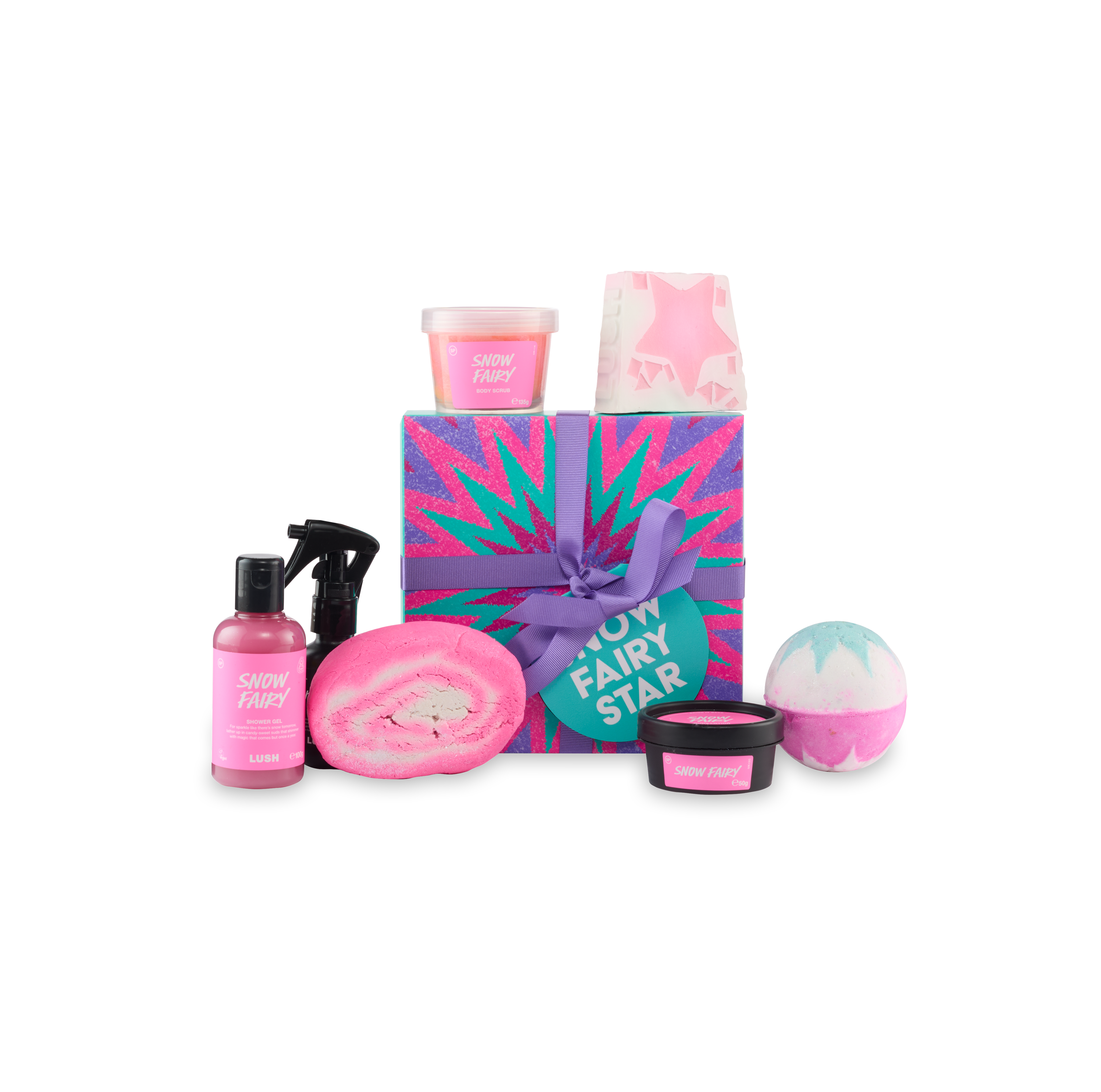 LUSH スノーフェアリーシリーズ5個セット LUSH スノーフェアリーシリーズ5個セット Snow Fairy Shower Gel