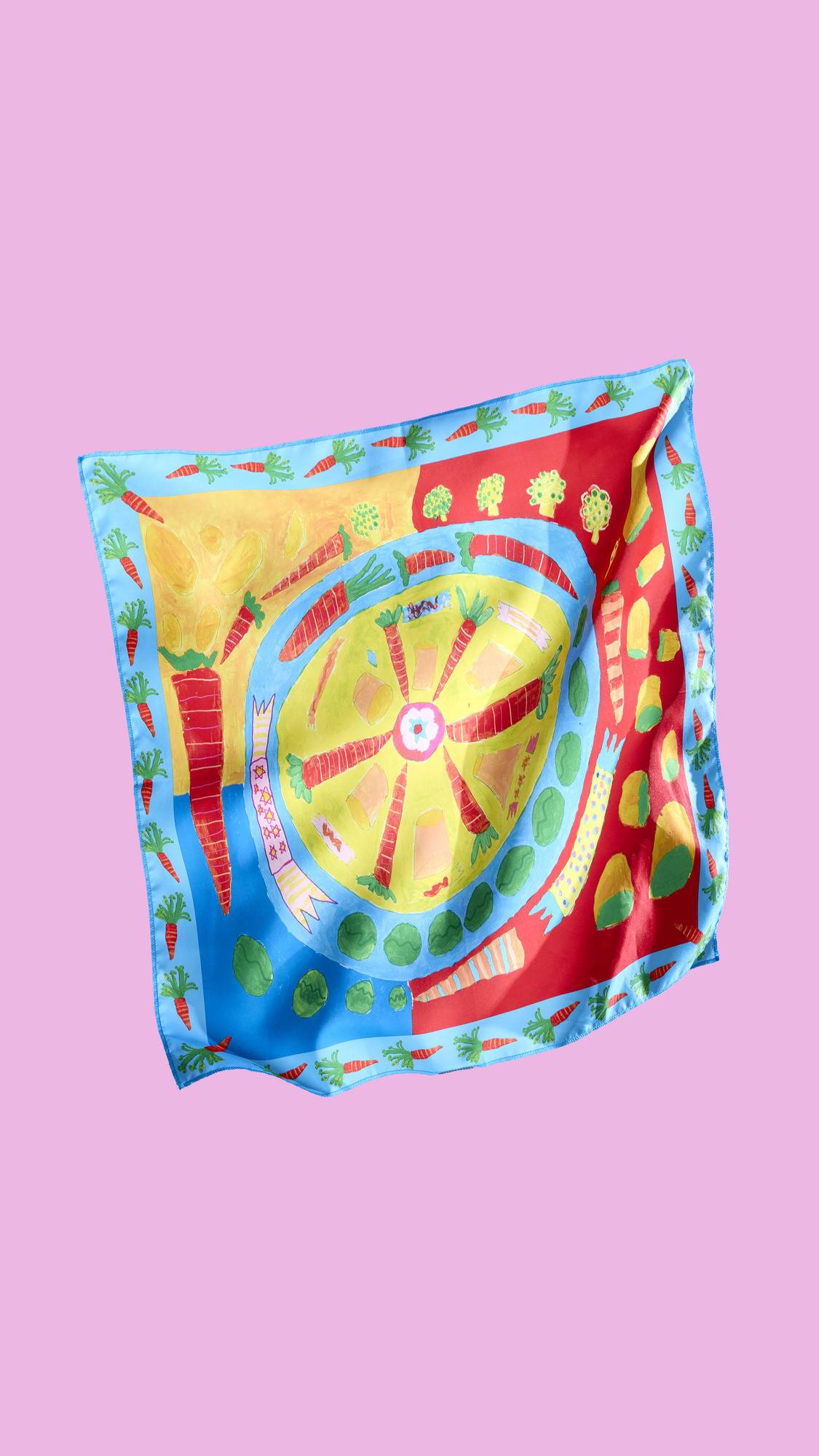 Emballage de tissu Veggie Christmas Dinner