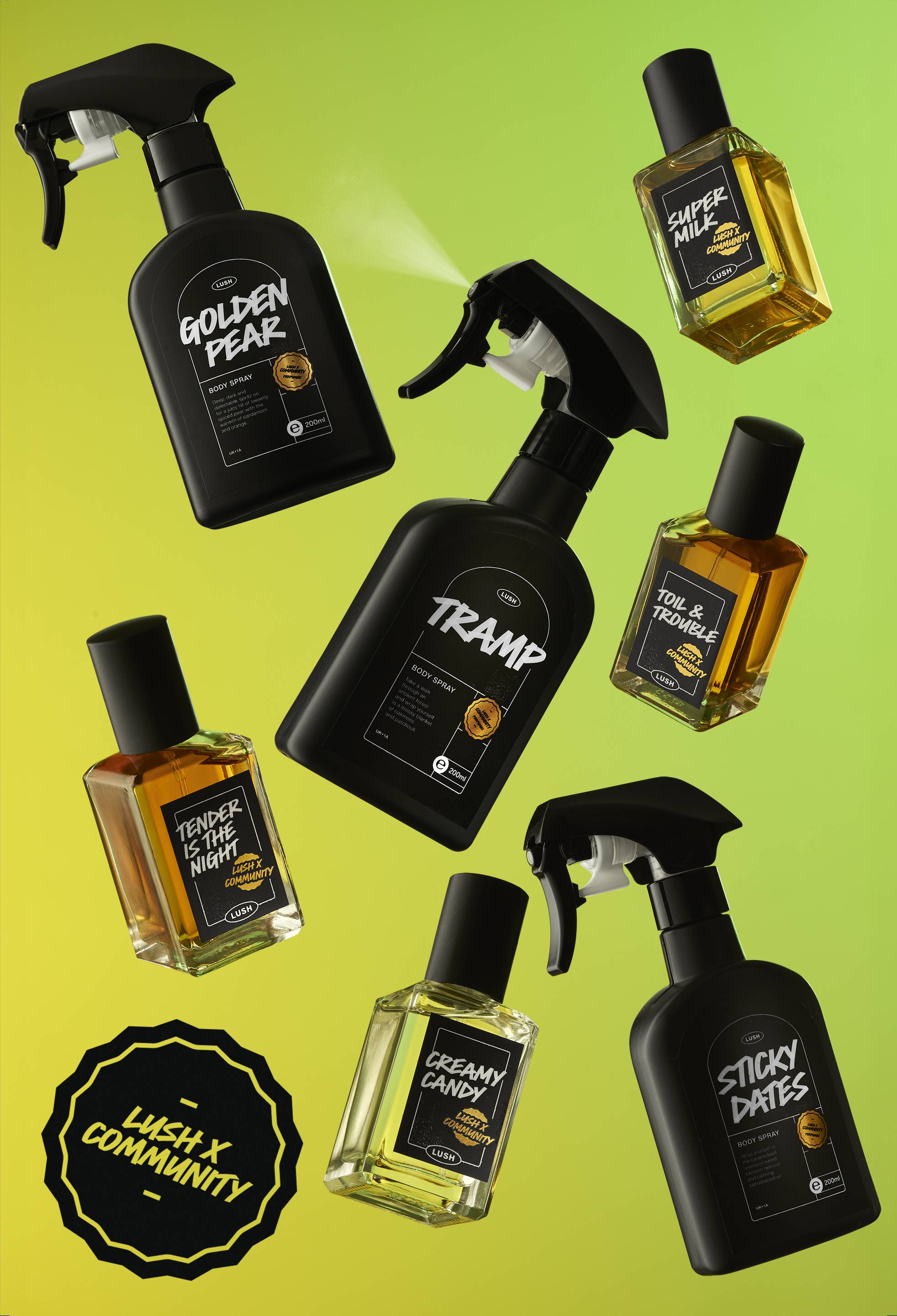 トイルアンドトラブル パフューム | LUSH