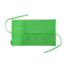 An image of LUSH | Makeup Brush Wrap | Fluoro Green |