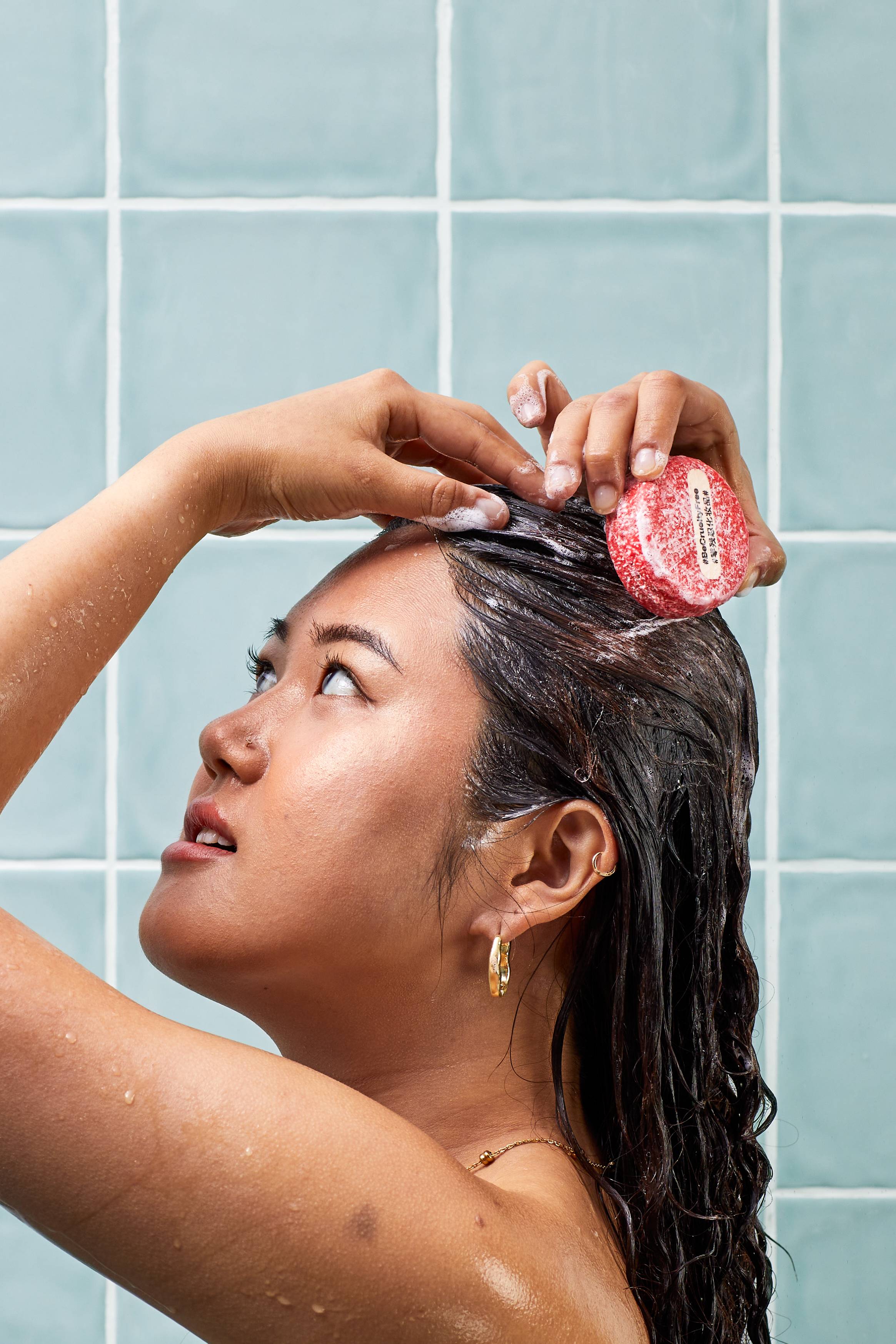 New | Scalp Stimulator Mint Shampoo Bar 