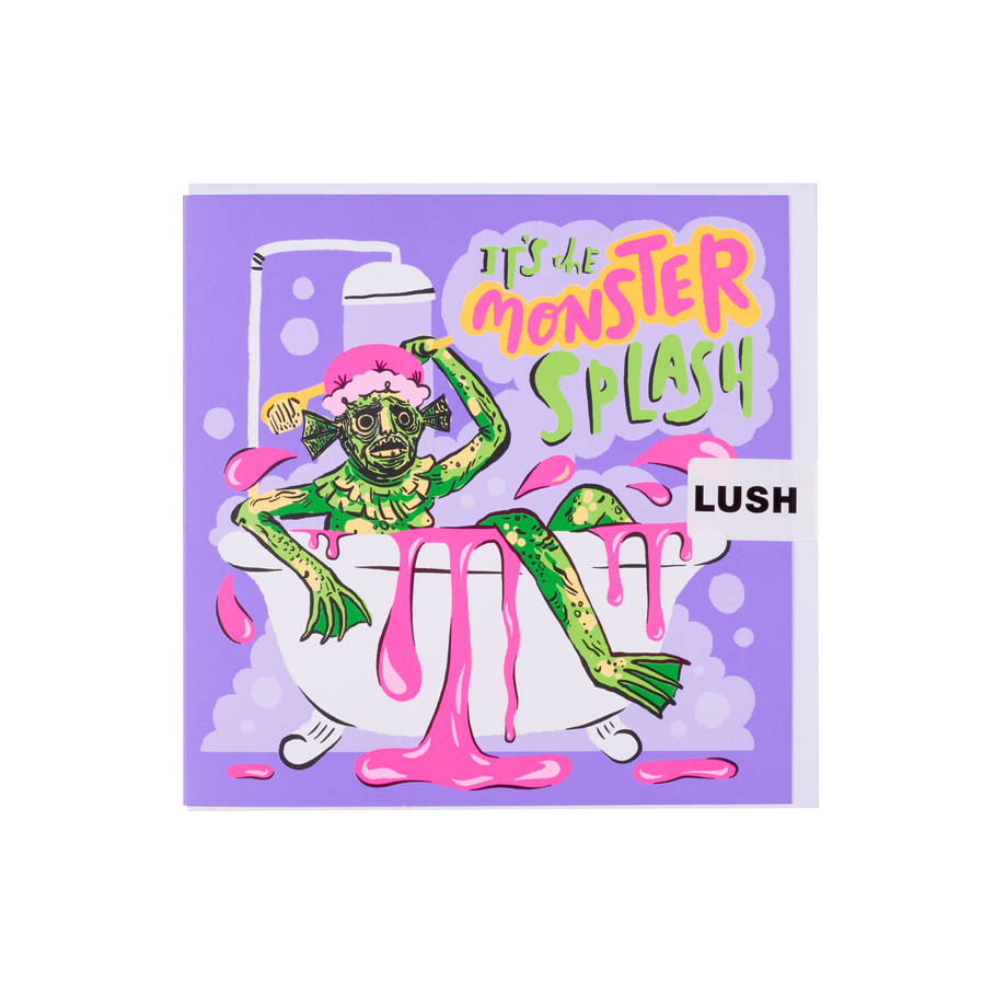 It's The Monster Splash Greeting Card