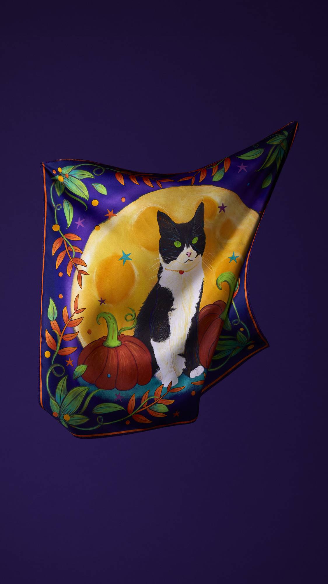 Luna The Cat Knot Wrap