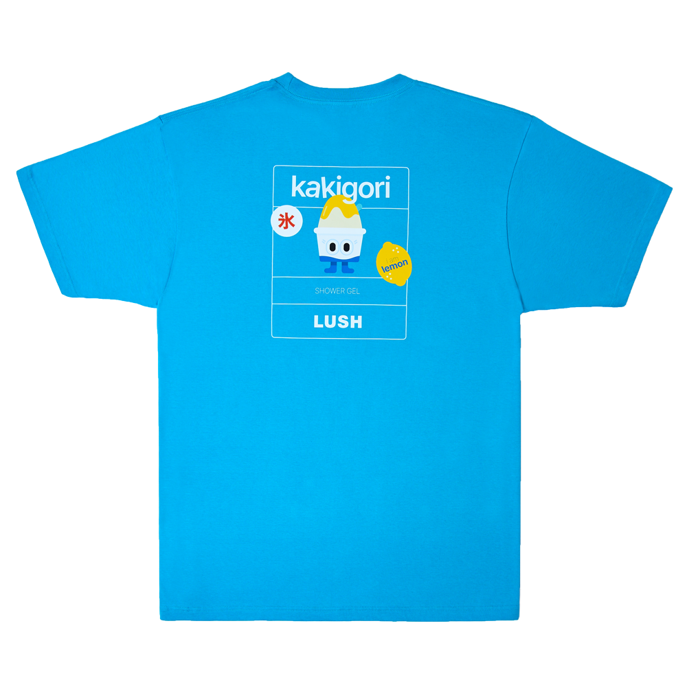 「かき氷が好きだ！」Tシャツ（M） かき氷 Tシャツ イエロー | LUSH