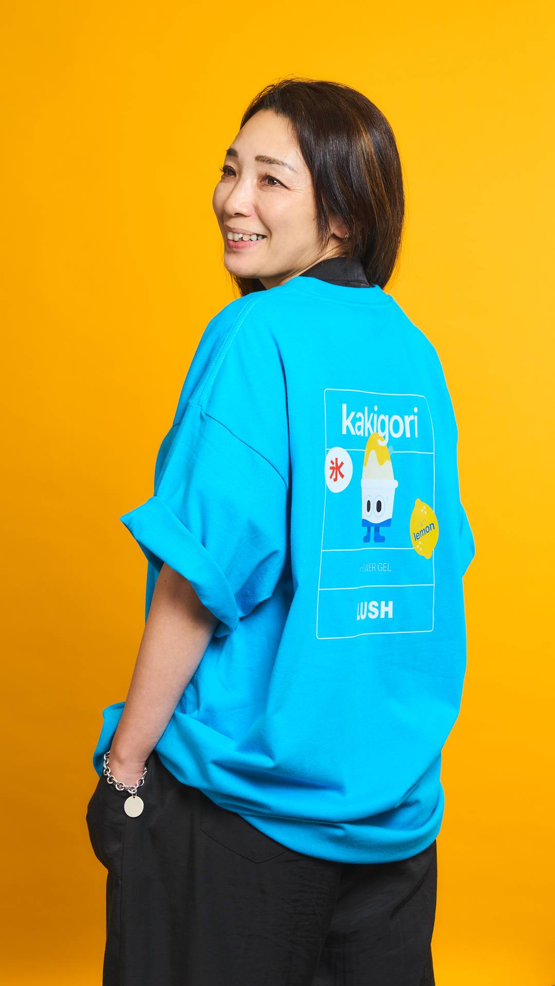 かき氷 Tシャツ イエロー | LUSH