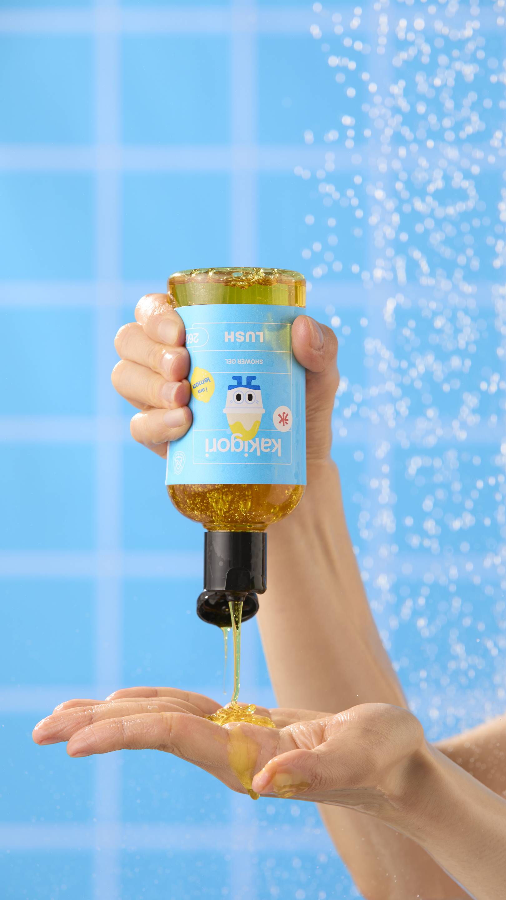 【新品・2本】LUSH　kakigori　シャワージェル　レモン 540g かき氷 シャワージェル イエロー | LUSH