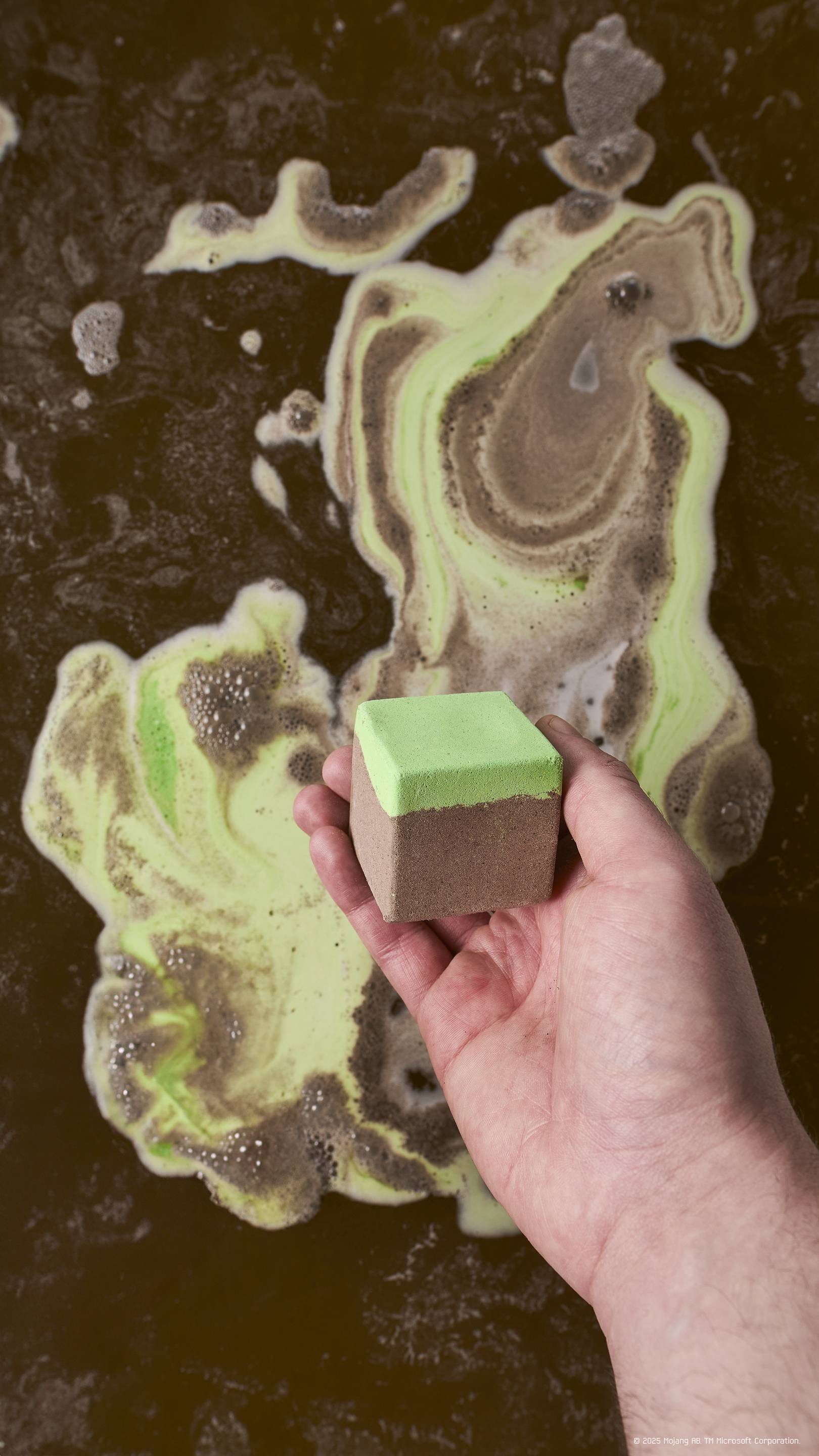 Grass Block Bath Bomb