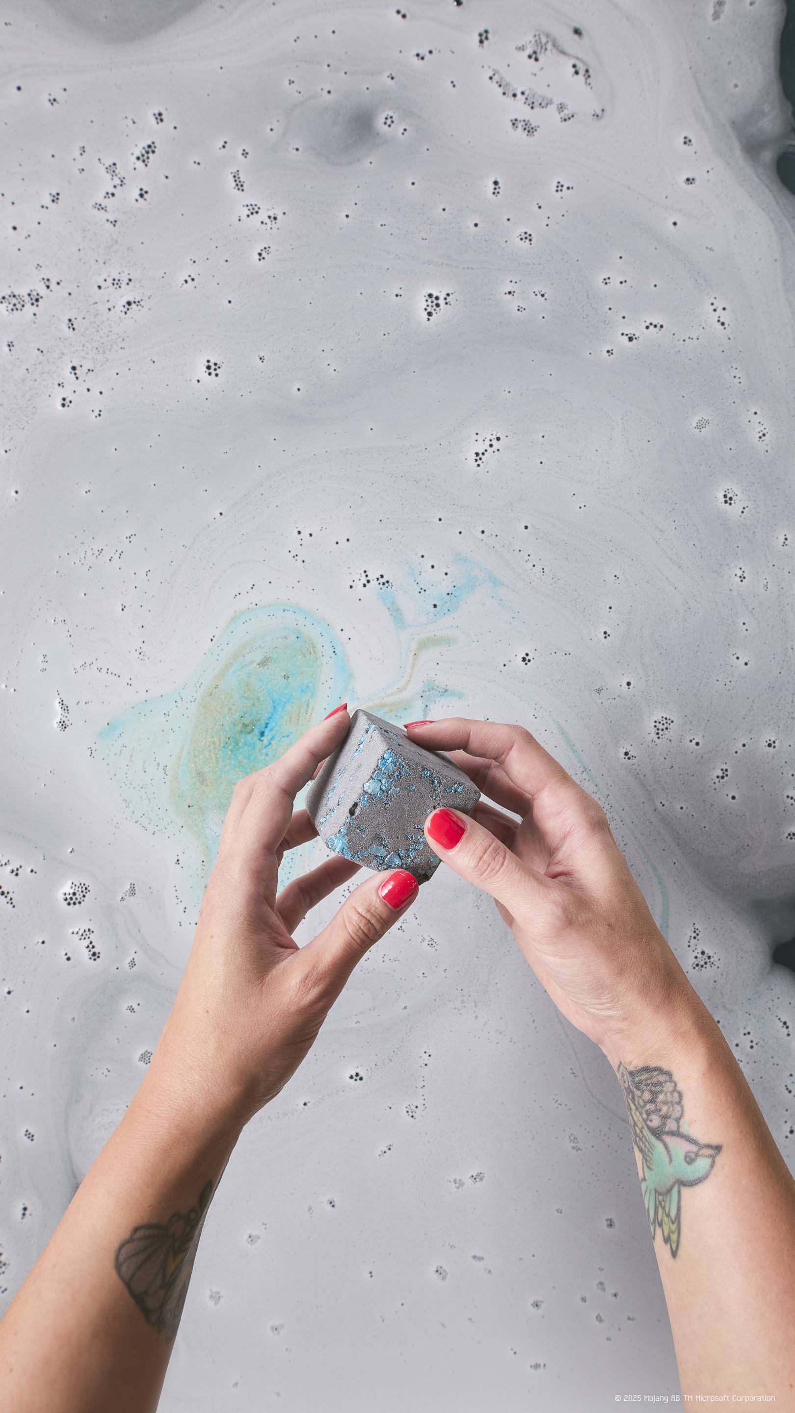 Diamond Ore Block Bath Bomb