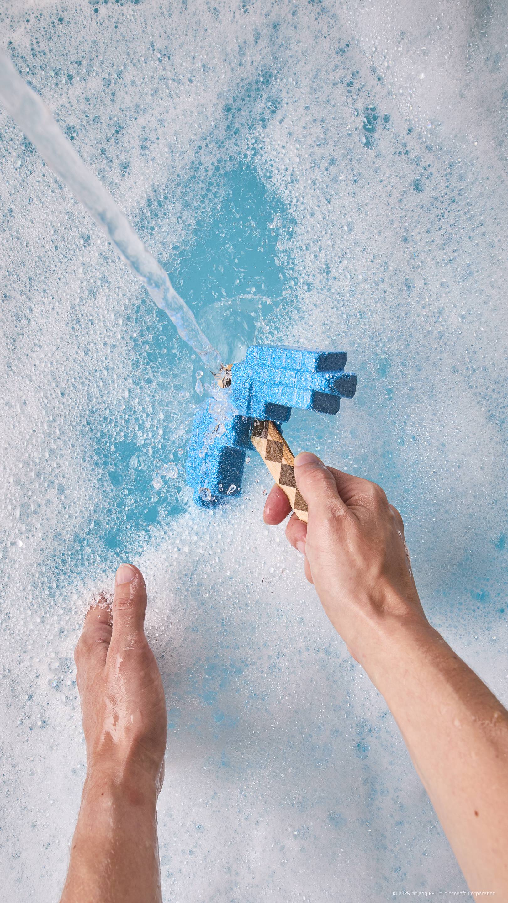 Pain moussant réutilisable Diamond Pickaxe