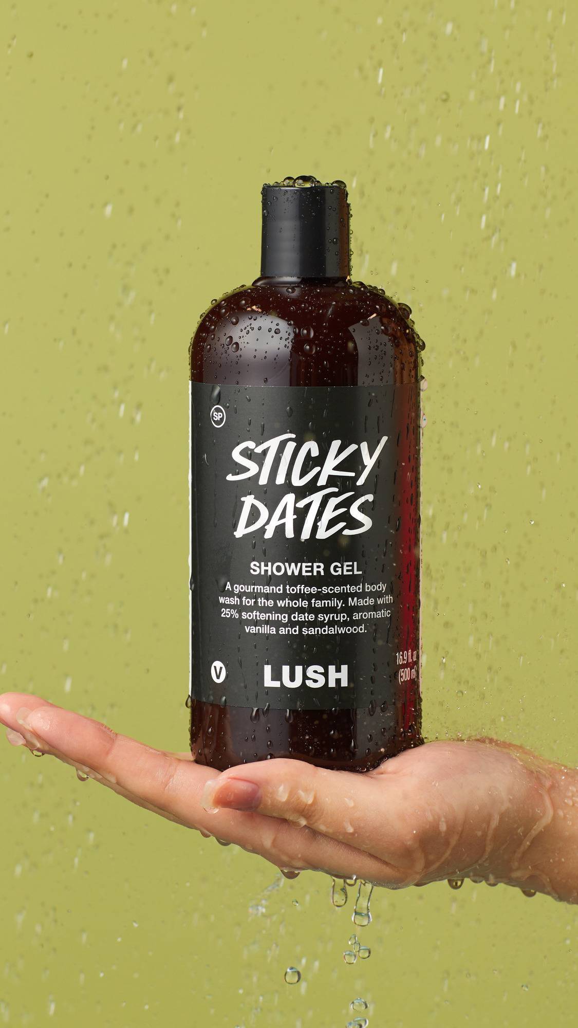Sticky Dates | Shower Gel With Long Lasting Vanilla Scent | LUSH