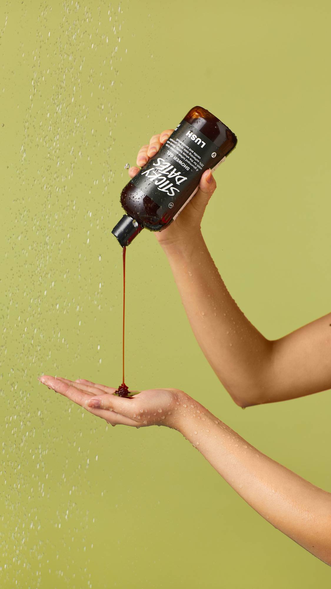 LUSH　シャワージェル STICKY DATES 580g 2本セット Sticky Dates | Shower Gel With Long Lasting Vanilla Scent | LUSH