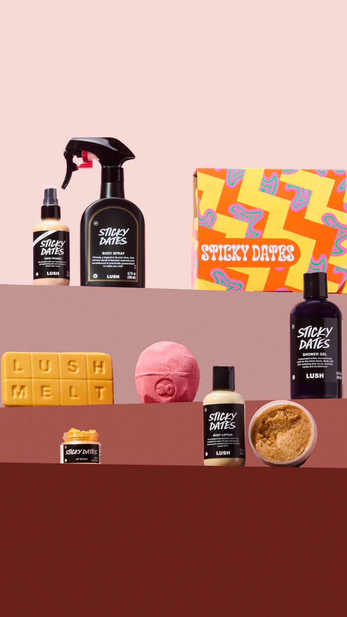 Sticky Dates | Shower Gel With Long Lasting Vanilla Scent | LUSH