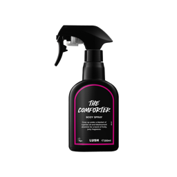 An image of LUSH | The Comforter | Body Spray | Uplifting Organic Blackcurrant & Bergamot Fr...