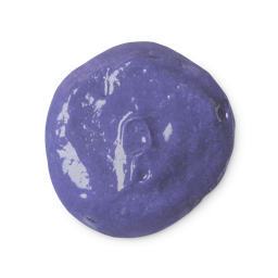 A sample of thick, glossy, vibrant lilac Aga's conditioner.