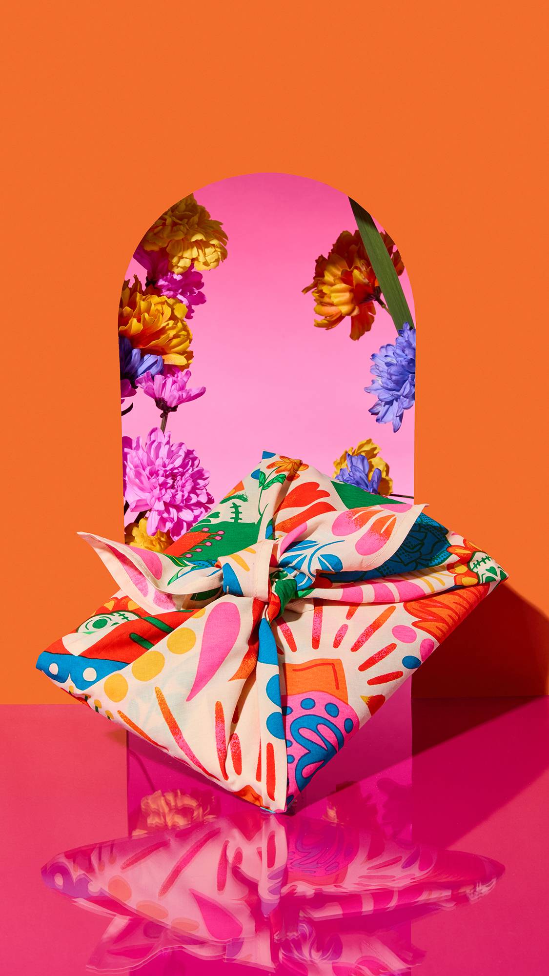 Emballage de tissu Amor Eterno