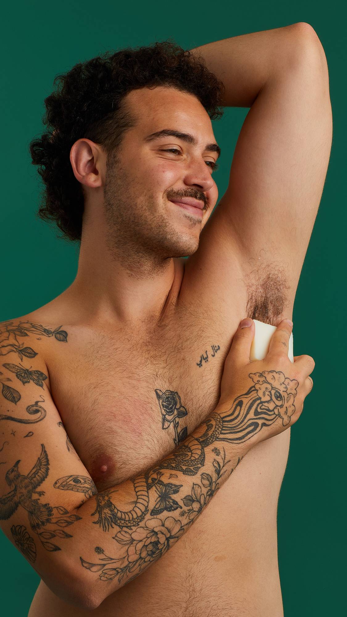 Aromaco | Antibacterial Solid Roll On Natural Deodorant