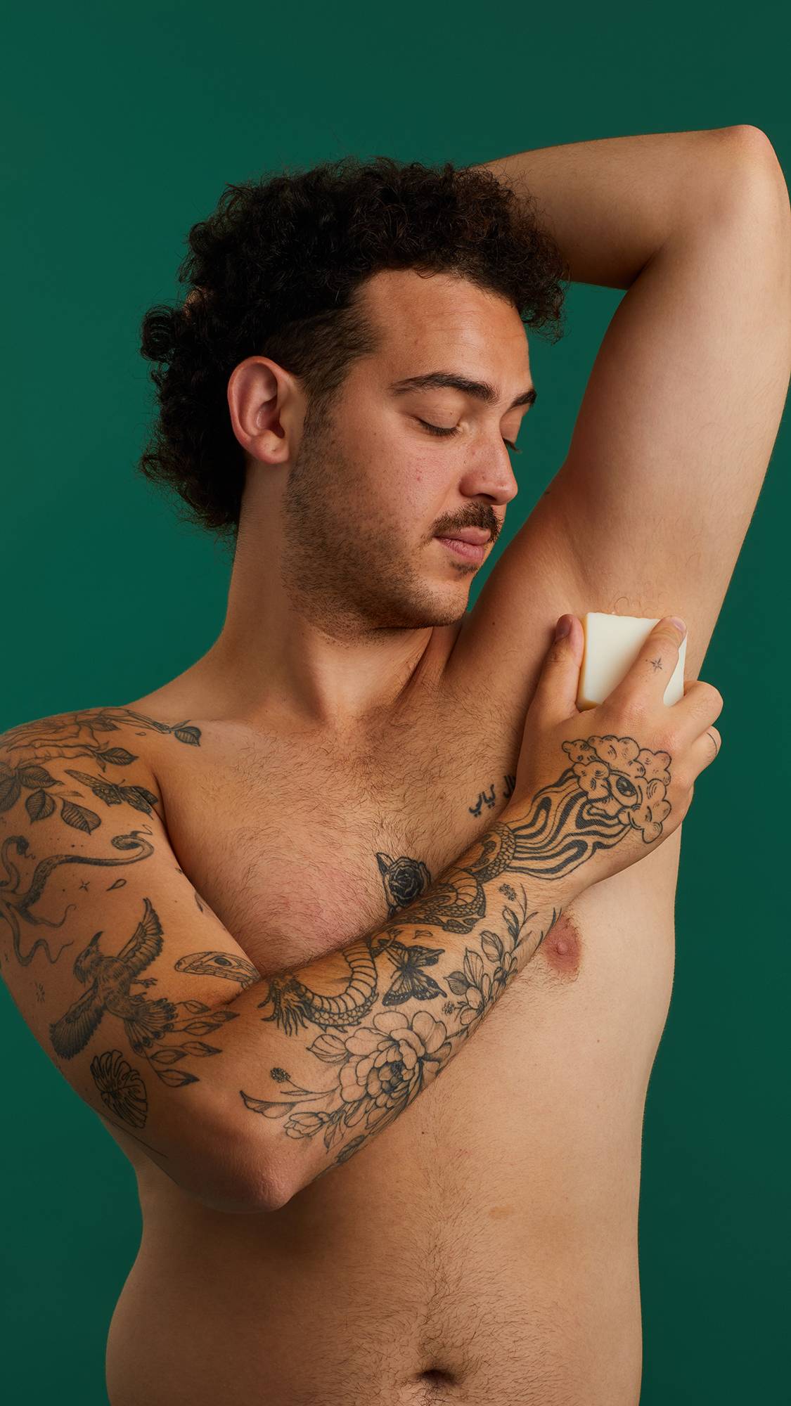 Aromaco | Antibacterial Solid Roll On Natural Deodorant