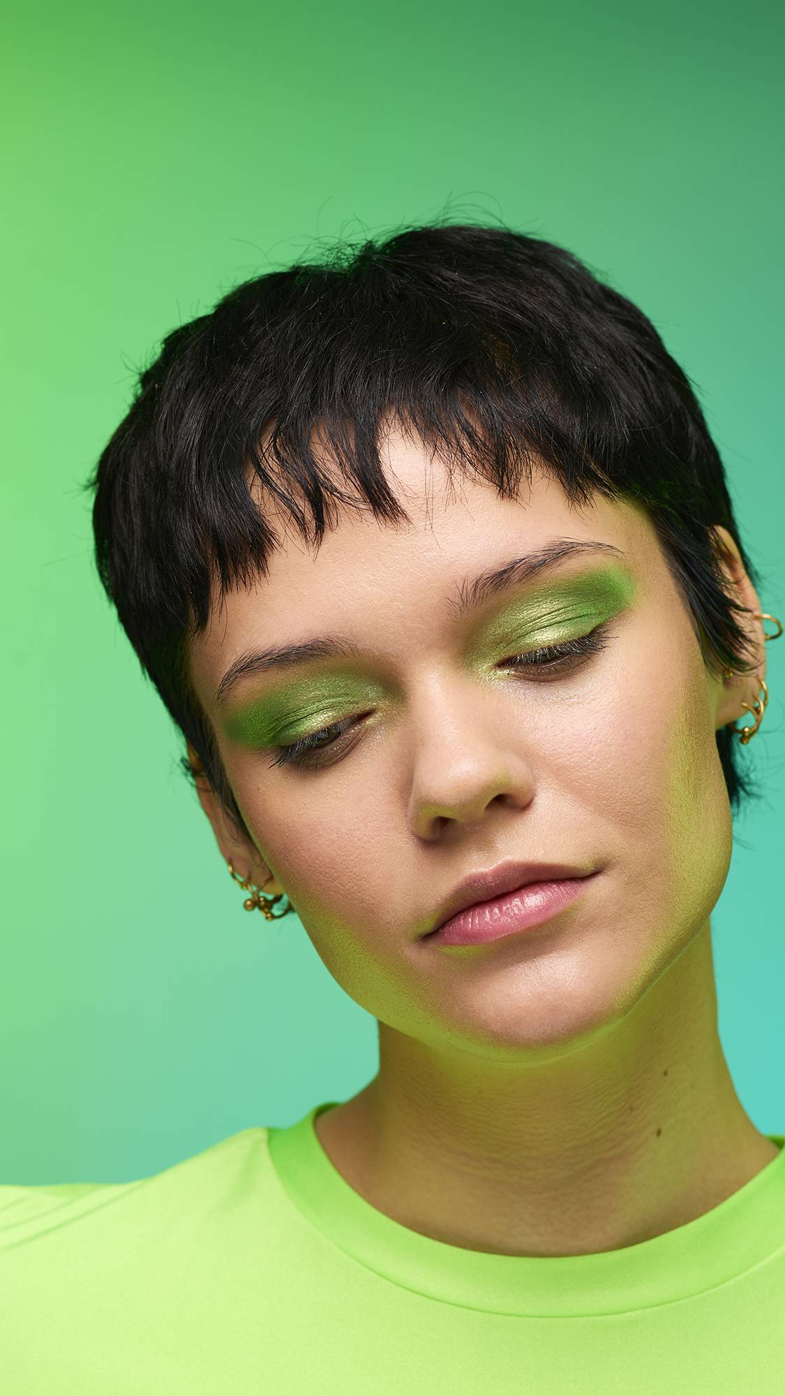 Sphères à paupières scintillantes