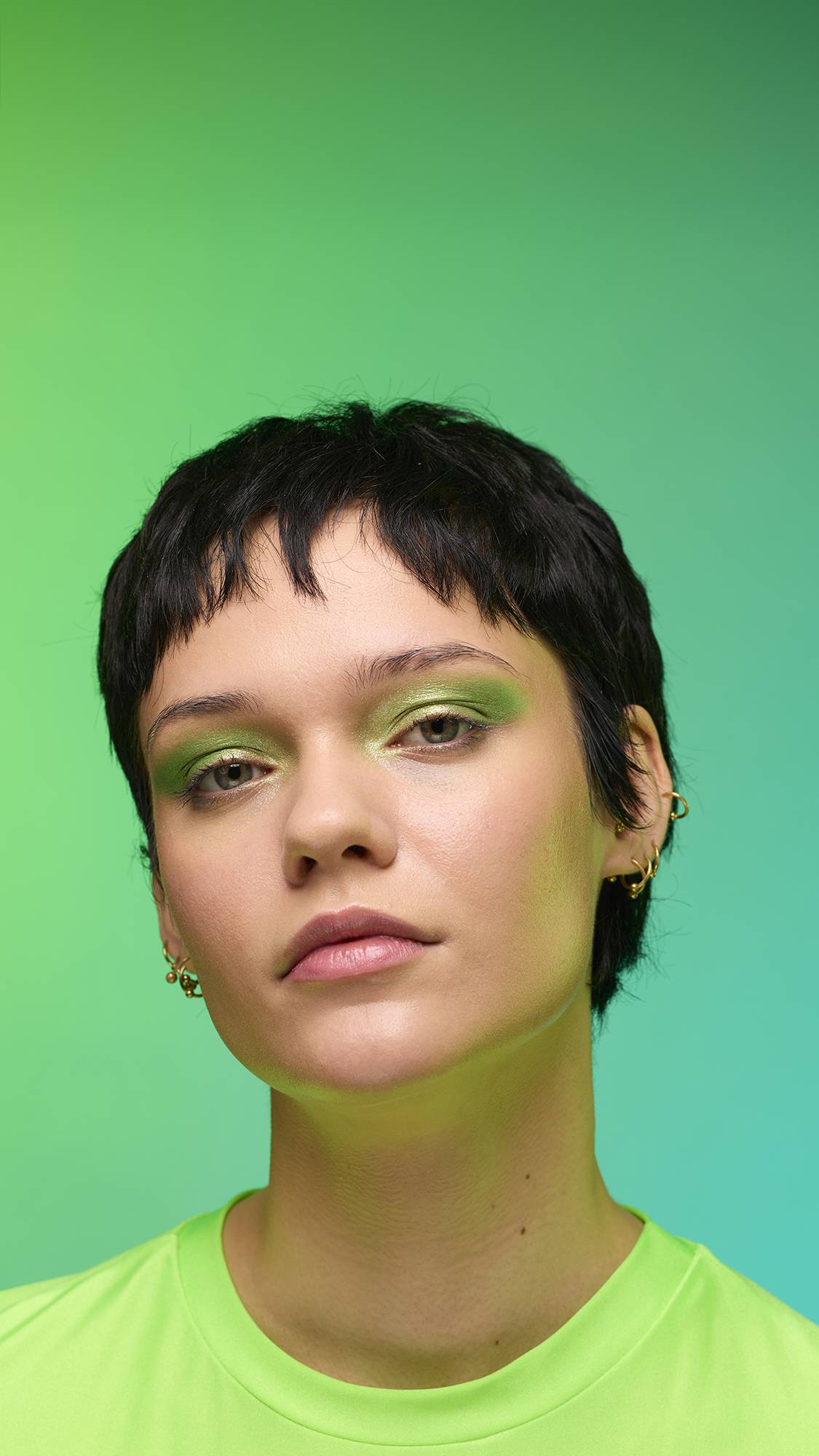 Sphères à paupières scintillantes