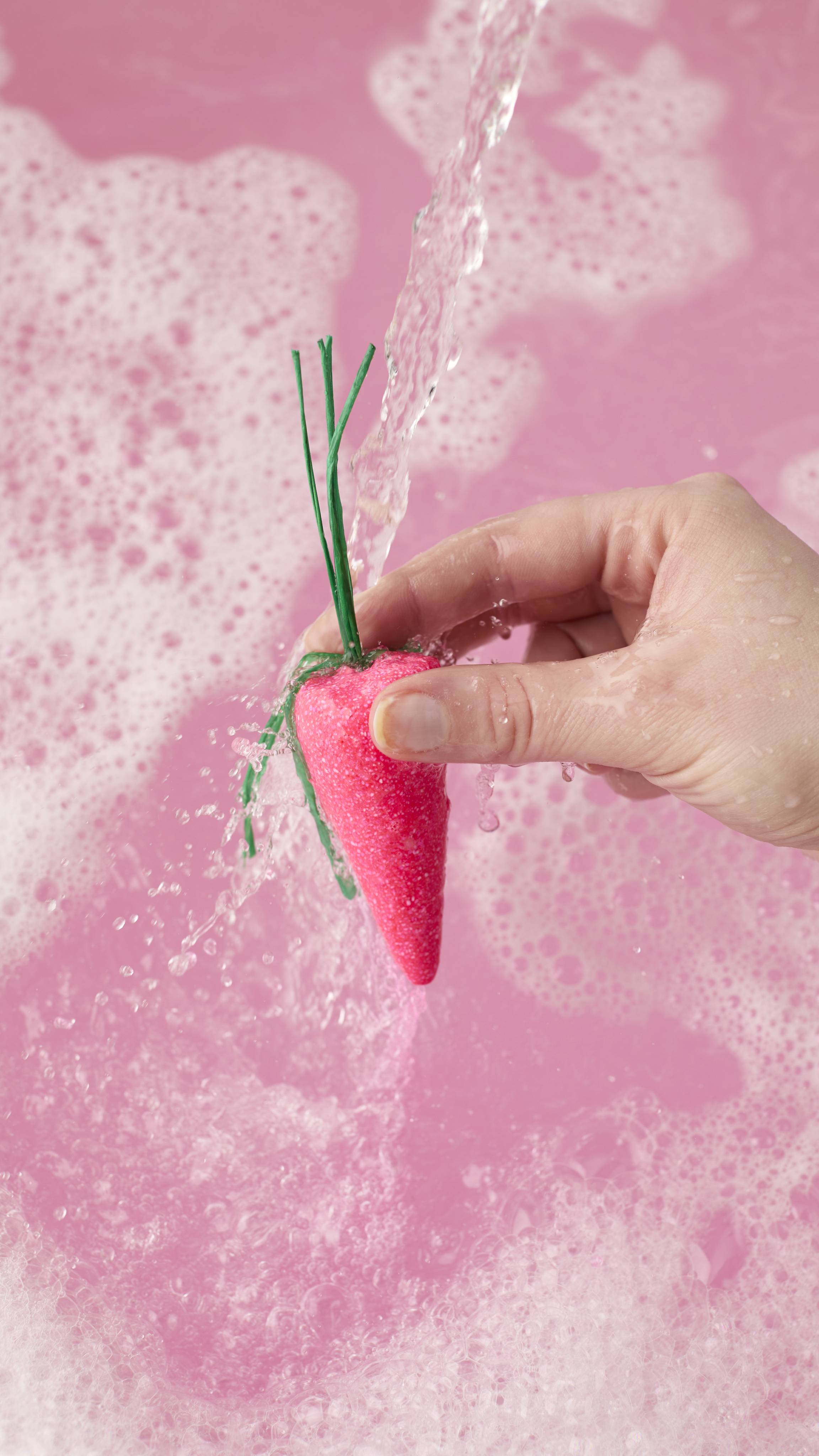 ベイビーレインボウベジ ピンク バブルバー | LUSH