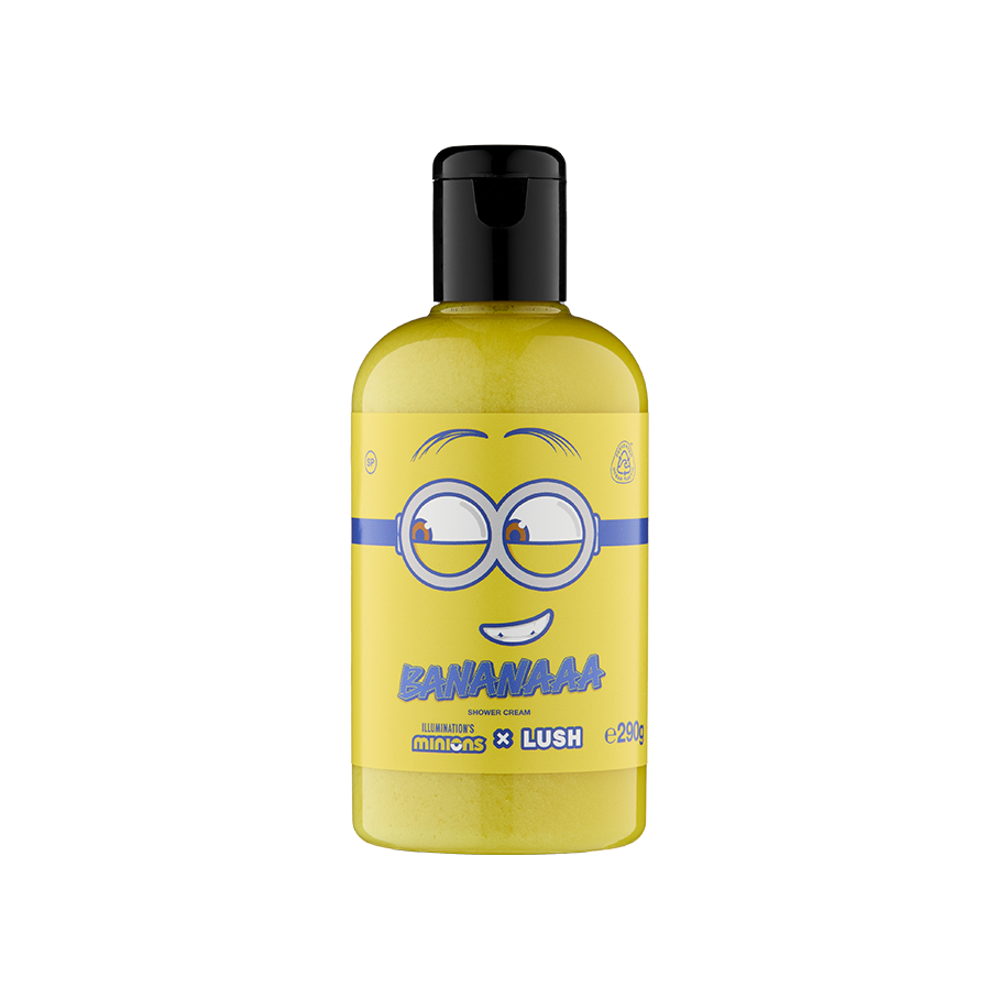 現行販売中 LUSH バナナー ミニオンズコラボ シャワークリーム ボディソープ バナナー シャワークリーム | LUSH